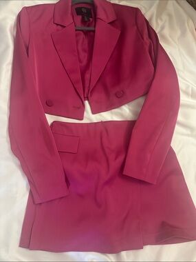 House of Harlow 1960 Hot Pink Tailored Blazer